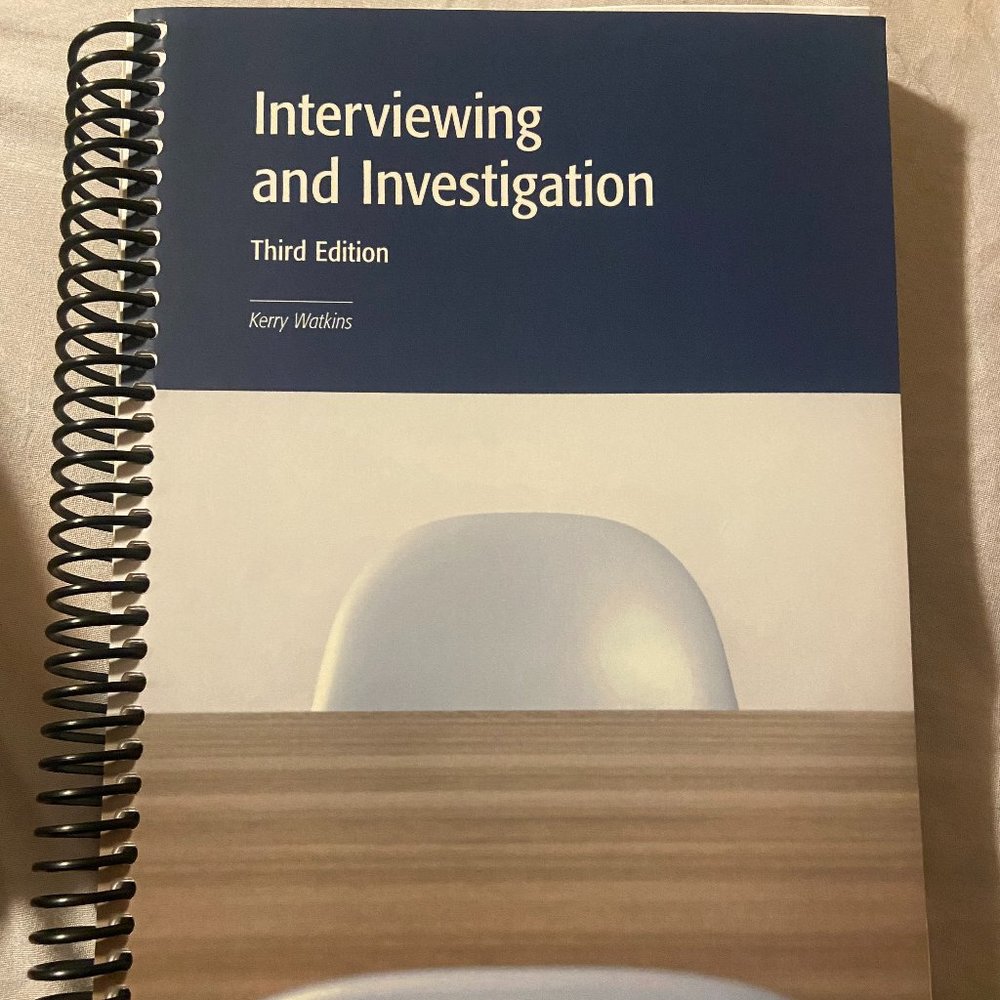 Interviewing and Investigation(Third Edition)-Kerry Watkins